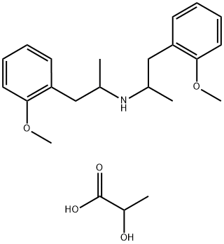 Propanoic acid, 2-hydroxy-, compd. with 2-methoxy-N-[2-(2-methoxyphenyl)-1-methylethyl]-α-methylbenzeneethanamine (1:1)|