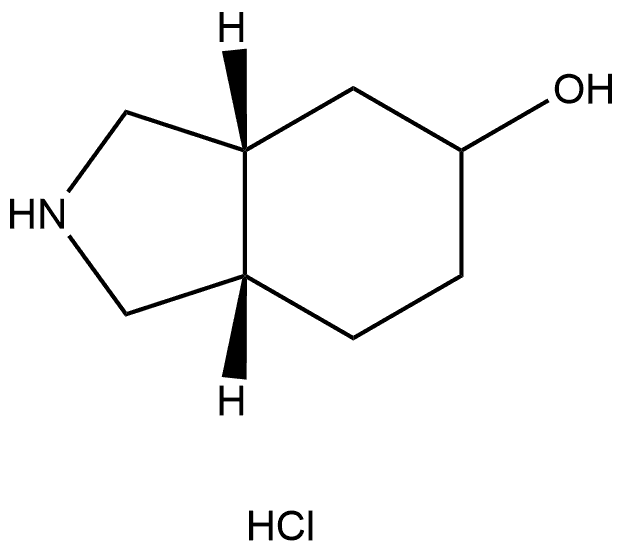 (3aR,7aS)-Octahydro-1H-isoindol-5-ol (hydrochloride) Struktur