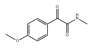 2-(4-methoxyphenyl)-N-methyl-2-oxoacetamide Structure