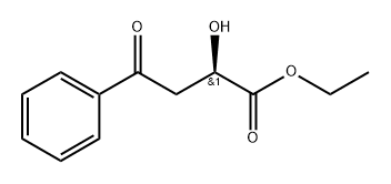 (-)-ETHYL (R)-2-HYDROXY-4-OXO-4-PHENYLBU Struktur