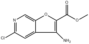 methyl 3-amino-5-chlorofuro[2,3-c]pyridine-2-carboxylate Structure