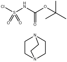 叔丁基(氯磺酰基)氨基甲酸酯化合物与1,4-二氮杂双环[2.2.2]辛烷(1:2), 2443502-73-4, 结构式