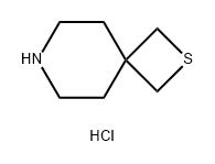 2-Thia-7-azaspiro[3.5]nonane, hydrochloride (1:1) Struktur