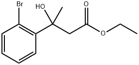 ethyl 3-(2-bromophenyl)-3-hydroxybutanoate 结构式