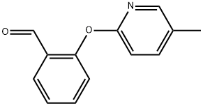 2-[(5-Methyl-2-pyridinyl)oxy]benzaldehyde Structure