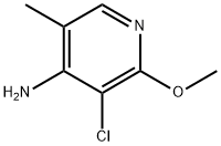 3-Chloro-2-methoxy-5-methylpyridin-4-amine Struktur