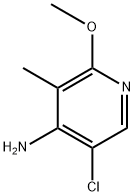 5-Chloro-2-methoxy-3-methylpyridin-4-amine 化学構造式