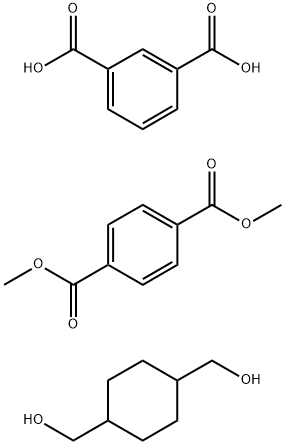 1,3-Benzenedicarboxylic acid polymer with 1,4-cyclohexanedimethanol and dimethyl 1,4-benzenedicarboxylate 结构式