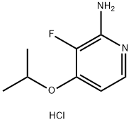 2-Pyridinamine, 3-fluoro-4-(1-methylethoxy)-, hydrochloride (1:1) Struktur