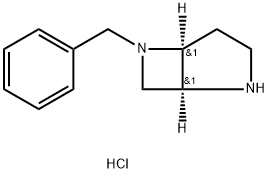 (1S,5S)-6-Benzyl-2,6-diazabicyclo[3.2.0]heptane hydrochloride Structure