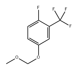 1-fluoro-4-(methoxymethoxy)-2-(trifluoromethyl)benzene 化学構造式