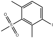 1-Iodo-2,4-dimethyl-3-(methylsulfonyl)benzene Struktur