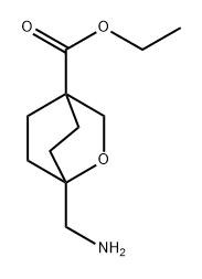 Ethyl 1-(aminomethyl)-2-oxabicyclo[2.2.2]octane-4-carboxylate Structure