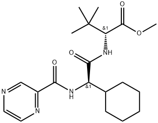 (R)-2-((R)-2-环己基-2-(吡嗪-2-甲酰氨基)乙酰氨基)-3,3-二甲基丁酸甲酯, 2459946-44-0, 结构式