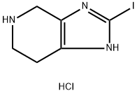 3H-Imidazo[4,5-c]pyridine, 4,5,6,7-tetrahydro-2-iodo-, hydrochloride (1:2) Structure