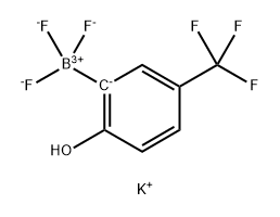 三氟(2-羟基-5-(三氟甲基)苯基)硼酸钾,2461034-55-7,结构式