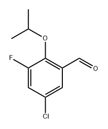 5-Chloro-3-fluoro-2-isopropoxybenzaldehyde Structure