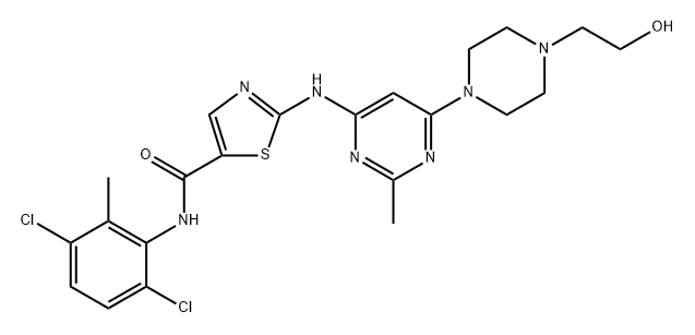 5-Chloro Dasatinib Struktur