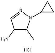 1-环丙基-5-甲基-1H-吡唑-4-胺二盐酸盐, 2470437-22-8, 结构式