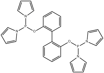 Phosphinous acid, P,P-di-1H-pyrrol-1-yl-, P,P'-[1,1'-biphenyl]-2,2'-diyl ester Structure