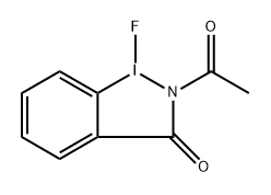 2-乙酰基-1-氟-1,2-二氢-3H-1Λ3-苯并[D][1,2]碘唑-3-酮, 2473370-52-2, 结构式
