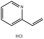 Pyridine, 2-ethenyl-, hydrochloride (1:1) 化学構造式