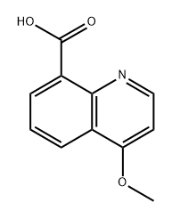 4-methoxyquinoline-8-carboxylic acid Struktur