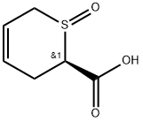 2H-Thiopyran-2-carboxylicacid,3,6-dihydro-,1-oxide,(1R,2S)-rel-(-)-(9CI) 结构式