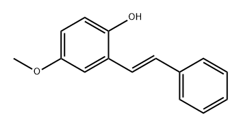 (E)-4-methoxy-2-styrylphenol 化学構造式
