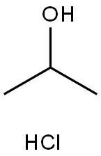 Hydrochloric acid, compd. with 2-propanol (1:1) (9CI) Structure