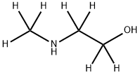 Ethan-1,1,2,2-d4-ol, 2-(methyl-d3-amino)- 化学構造式