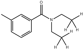 N, N-DIETHYL-M-TOLUAMIDE(避蚊胺) 结构式