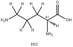 L-ORNITHINE:HCL(D7, 98%) Struktur