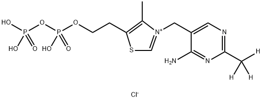 维生素B1焦磷酸盐氯化物,2483831-79-2,结构式