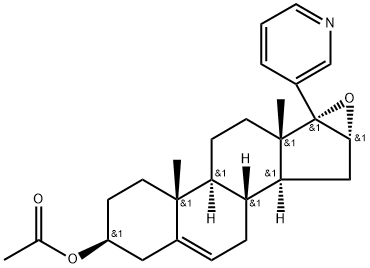 醋酸阿比特龙Alpha-环氧化物 结构式