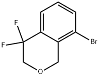 8-bromo-4,4-difluoroisochromane Structure