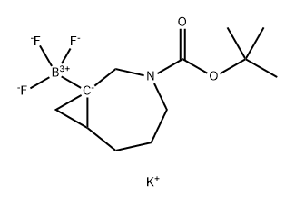 (3-(叔丁氧基羰基)-3-氮杂双环[5.1.0]辛-1-基)三氟硼酸钾,2489456-45-1,结构式