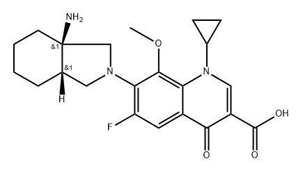 7-((3aR,7aS)-3a-Aminooctahydro-2H-isoindol-2-yl)-1-cyclopropyl-6-fluoro-8-methoxy-4-oxo-1,4-dihydroquinoline-3-carboxylic acid|