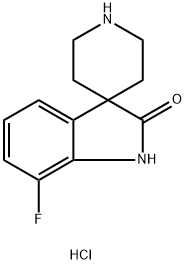 7-Fluorospiro[indoline-3,4'-piperidin]-2-one hydrochloride Structure