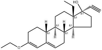 Levonorgestrel-3-ethyldienol ether Structure