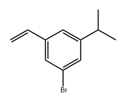 1-Bromo-3-isopropyl-5-vinylbenzene,2494073-57-1,结构式