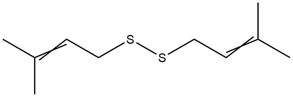 Disulfide, bis(3-methyl-2-butenyl) (6CI,7CI,8CI,9CI),24963-39-1,结构式