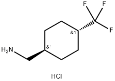 反式环己烷甲胺,4-(三氟甲基)盐酸盐(1:1,2503204-92-8,结构式