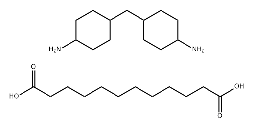 Dodecanedioic acid polymer with 4,4'-methylenebis[cyclohexanamine] Struktur