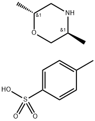 (2R,5S)-2,5-dimethylmorpholine 4-methylbenzenesulfonate Structure