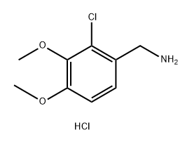 (2-氯-3,4-二甲氧基苯基)甲酰胺盐酸盐 结构式