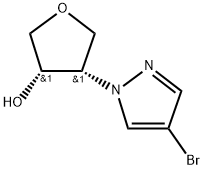 2505079-00-3 REL-(3R,4R)-4-(4-溴-1H-吡唑-1-基)四氢-3-呋喃醇