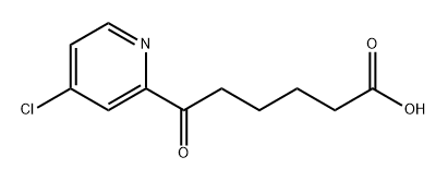 2-Pyridinehexanoic acid, 4-chloro-ε-oxo- 结构式