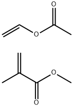 2-Propenoic acid, 2-methyl-, methyl ester, polymer with ethenyl acetate|甲基丙烯酸甲酯、醋酸乙烯酯的共聚物