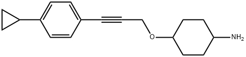 2511300-79-9 4-3-(4-Cyclopropylphenyl)-2-propyn-1-yloxycyclohexanamine